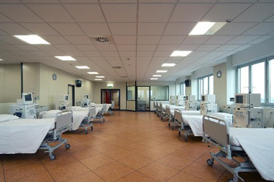 Una corsia d'ospedale